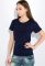 Футболка женская 516F309 (темно-синий)