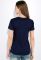 Футболка женская 516F309 (темно-синий)