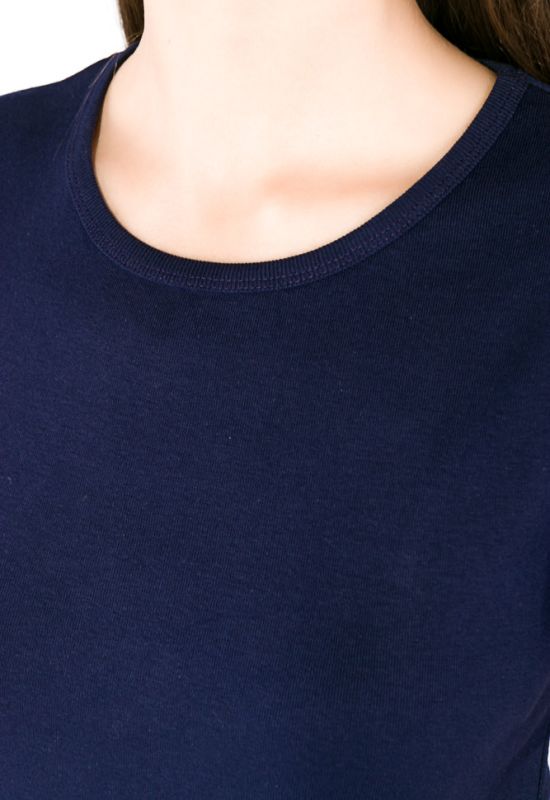 Жіноча футболка 516F309 (темно-синій)