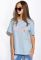 Футболка жіноча 516F493 (блакитний)