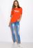 Футболка женская 516F493 (оранжевый)