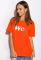 Футболка женская 516F493 (оранжевый)