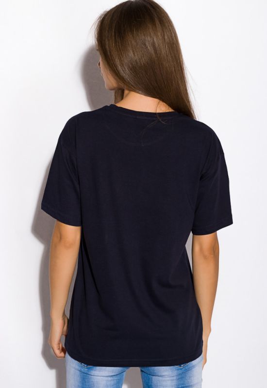 Жіноча футболка 516F493 (чорний)