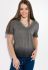Футболка женская эффект Омбрэ 516F063 (серый/графитовый)