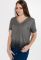 Футболка жіноча ефект Омбре 516F063 (сірий/графітовий)