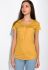 Футболка женская на пуговицах 434V004 (горчичный)