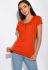 Футболка жіноча на ґудзиках 434V004 (теракотовий)