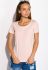 Футболка жіноча однотонна базова 436V006-1 (персиковий)