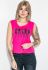 Футболка женская принтованная 81P036 (малиновый)
