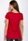 Футболка женская с круглым вырезом 434V001-1 (бордовый)