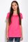 Жіноча футболка з круглим вирізом 434V001-1 (рожевий)