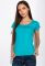 Футболка жіноча з круглим вирізом 434V002-1 (бірюзовий)