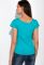 Футболка жіноча з круглим вирізом 434V002-1 (бірюзовий)