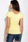 Футболка женская с круглым вырезом 434V002-1 (лимонный)