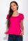Жіноча футболка з круглим вирізом 434V002-1 (малиновий)