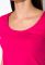 Жіноча футболка з круглим вирізом 434V002-1 (малиновий)