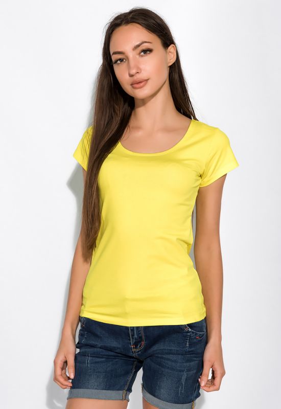 Жіноча футболка з круглим вирізом 434V002-1 (неоновий)