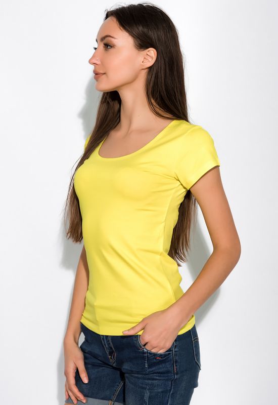 Жіноча футболка з круглим вирізом 434V002-1 (неоновий)