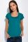 Жіноча футболка з круглим вирізом 434V002-1 (синій)