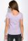 Футболка жіноча з круглим вирізом 434V002-1 (бузковий)