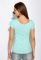 Футболка женская с круглым вырезом 434V002-1 (светло-бирюзовый)
