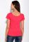 Футболка жіноча з круглим вирізом 434V002-1 (світло-малиновий)