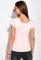 Футболка женская с круглым вырезом 434V002-1 (светло-розовый)