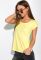 Футболка жіноча з круглим вирізом 434V002-1 (світло-жовтий)