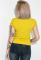 Футболка жіноча з написами 81P2036 (гірчичний)