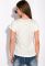 Футболка жіноча з написом на грудях 148P333-4 (молочний)