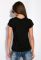 Футболка жіноча з написом на грудях 148P333-4 (чорний)