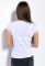 Футболка женская с надписью на груди 81P3553 (белый)