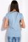 Футболка жіноча з принтом 120PKL046-1 (джинсовий)