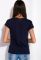 Футболка жіноча з принтом 120PKL046-1 (темно-синій)