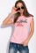 Футболка женская с принтом 148P333-10 (розовый)