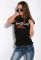 Жіноча футболка з принтом 148P333-10 (чорний)