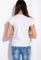 Жіноча футболка з принтом 148P333-12 (білий)