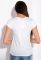 Жіноча футболка з принтом 148P333-13 приталена (білий)
