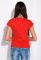 Футболка жіноча з принтом 148P333-13 приталена (червоний)