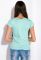 Футболка женская с принтом 148P333-16 (светло-бирюзовый)