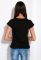 Жіноча футболка з принтом 148P333-16 (чорний)