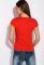 Жіноча футболка з принтом 148P333-8 (червоний)