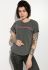 Футболка жіноча з тасьмою 32P073 (сірий)