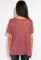 Футболка жіноча вільного крою 516F113 (цегляний)