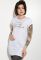 Футболка жіноча подовжена 317F018 (білий)