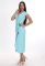 G 2142 A9 Сукня вечірня із запахом на поясі (м'ятний)