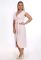 G 2142 A9 Платье вечернее с запАхом на поясе (персиковый)