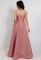 G 2349 Платье вечернее с мягким бюстом на брителях (розовый)