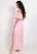 G 3181 Платье легкое из жатого шифона (розовый)