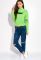 Гольф женский с надписями свободного покроя 32P037 (салатовый)